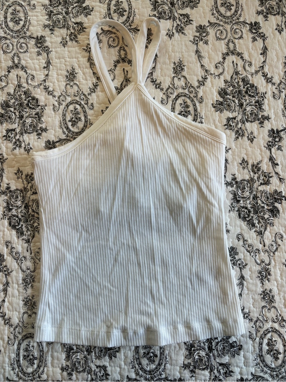 Old Navy White Ribbed Tank
